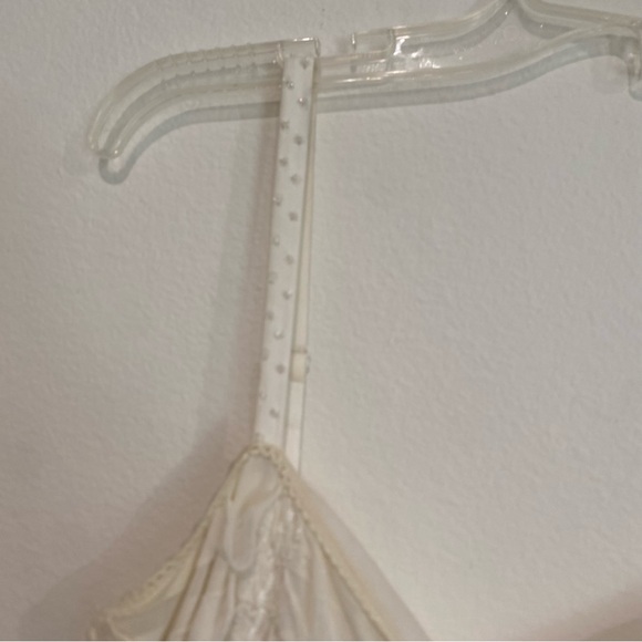 NWT RARE BETSEY JOHNSON RUFFLE & TWINKLE CREAM SEQUIN MAXI DRESS GOWN SIZE LARGE - Picture 5 of 10